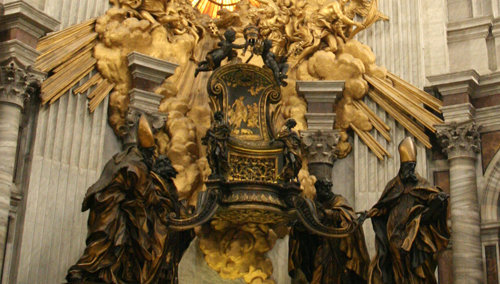 Cátedra de San Pedro en el Vaticano