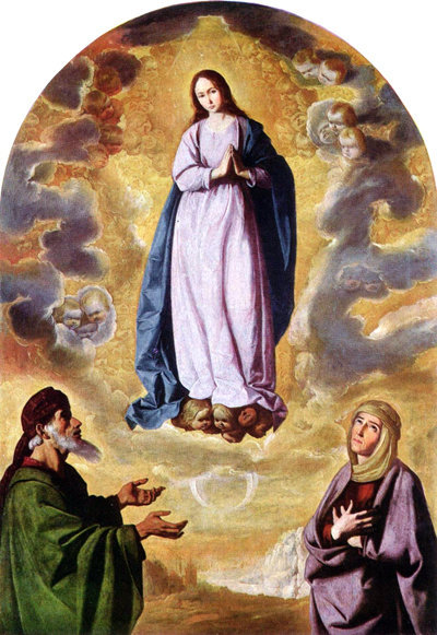 La Inmaculada Concepción con San Joaquín y Santa Ana