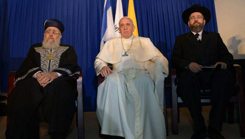 Anti-Papa Francisco y rabinos judíos de Israel
