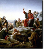 Jesús en el Sermon del Monte