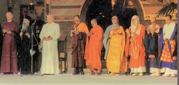 La apostasía de Juan Pablo II en Asís iglesia catolica
