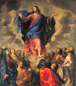 La ascensión de Jesús