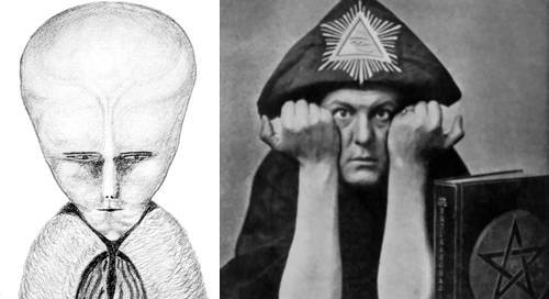 ‘Alienígena’ Lam por Aleister Crowley satanista