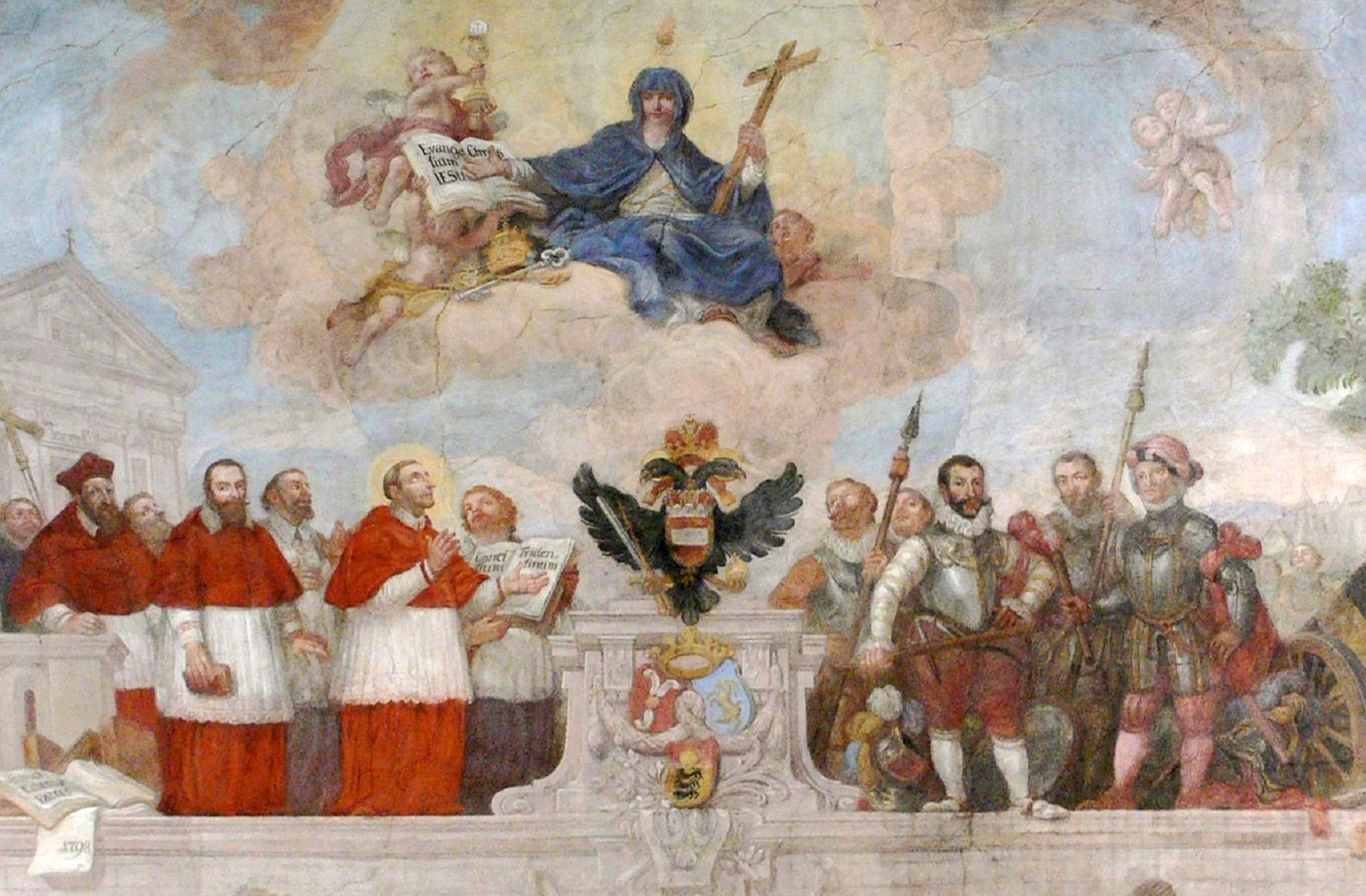 San Carlos Borromeo en el Concilio de Trento