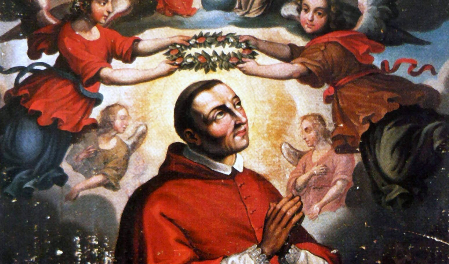 San Carlos Borromeo recibe la corona gloriosa