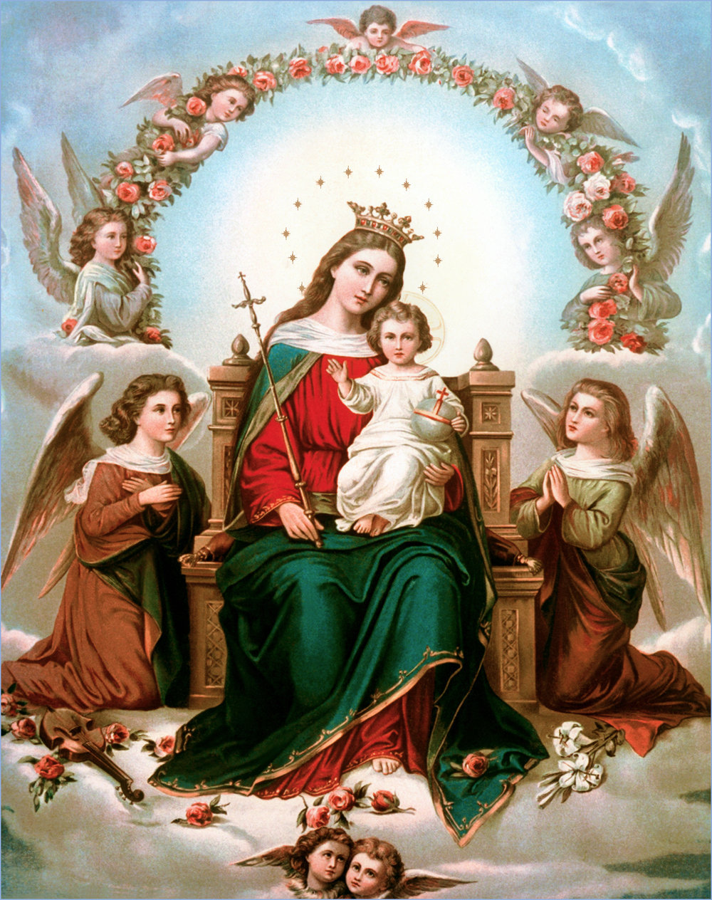 Resultado de imagen de imagenes catolicas de la virgen maria