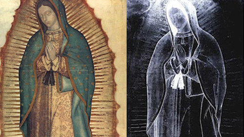 La Imagen de Guadalupe no tiene un bosquejo