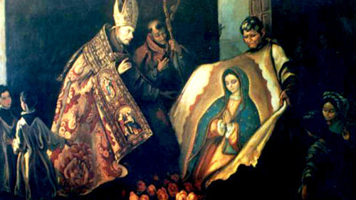 El obispo Zumárraga y la Imagen Milagrosa de Guadalupe