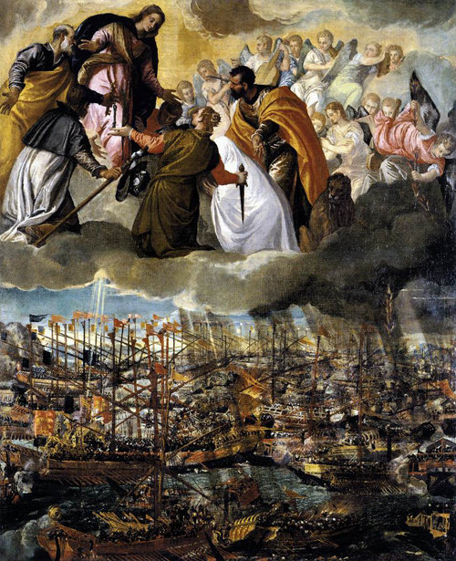 La intercesión de la Virgen María en la batalla de Lepanto