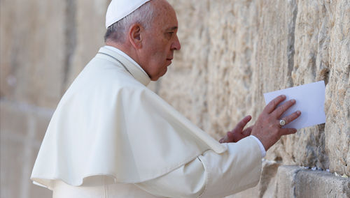 Anti-Papa Francisco Muro de los Lamentos Jerusalen