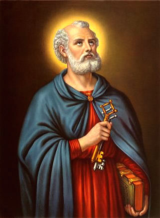 San Pedro el primer Papa con las llaves del reino de los cielos